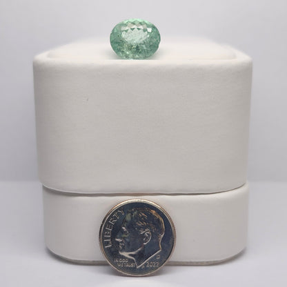 3.93ct Sea Foam Green Tourmaline | Oval Cut