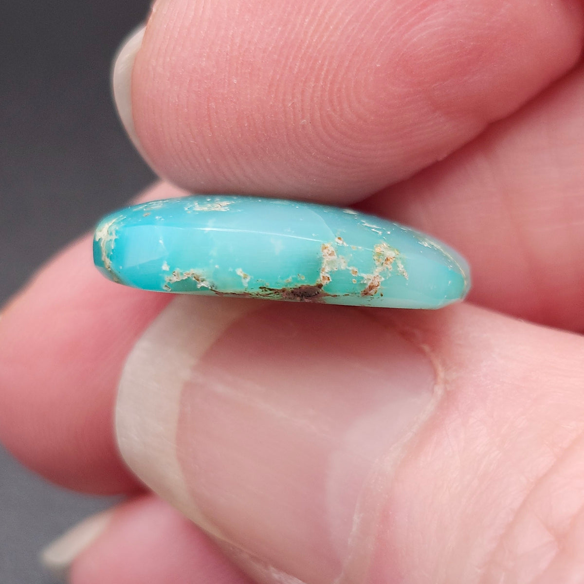 10.55ct Pilot Mountain Turquoise | Oval Cabochon | #519