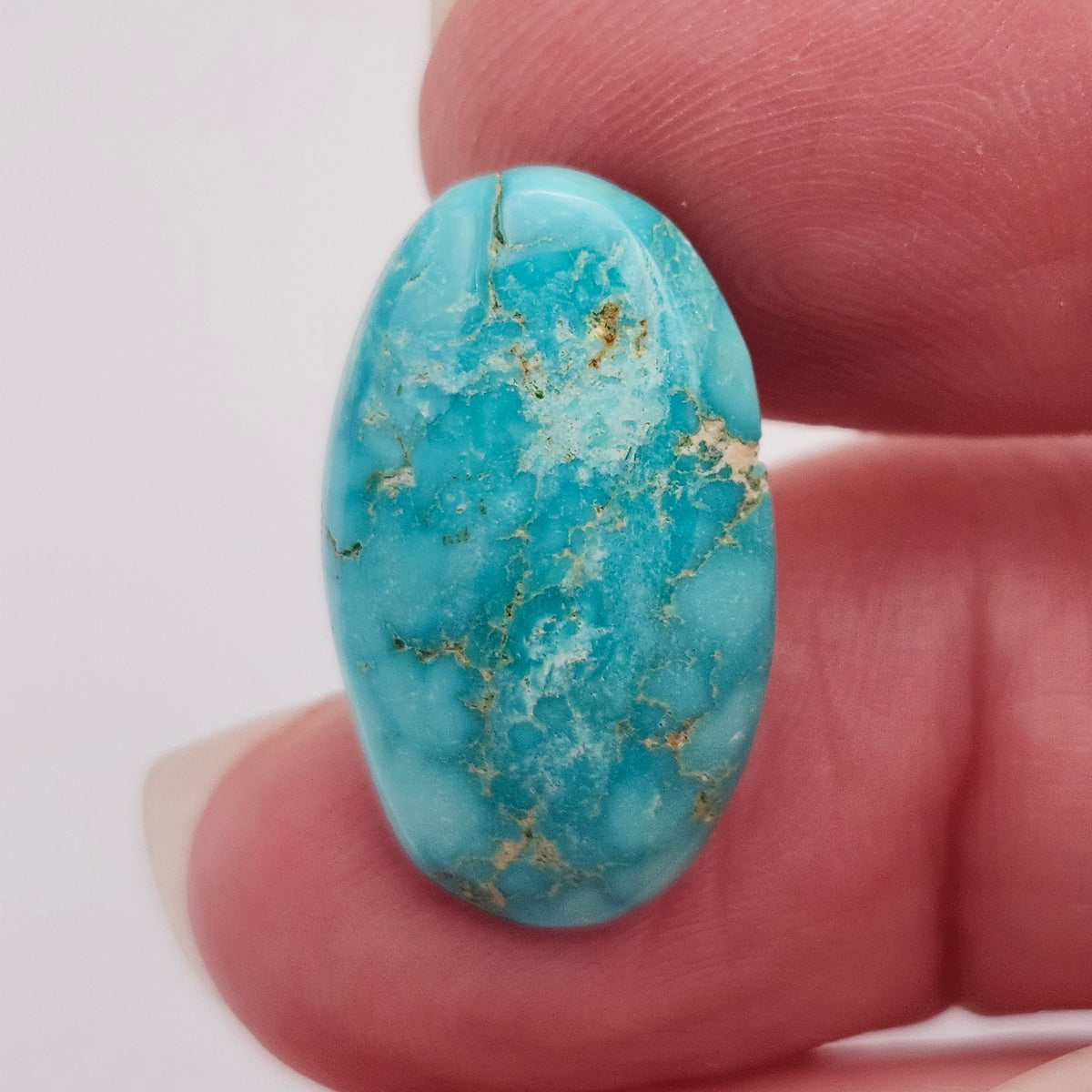 10.93ct Pilot Mountain Turquoise | Oval Cabochon | #525