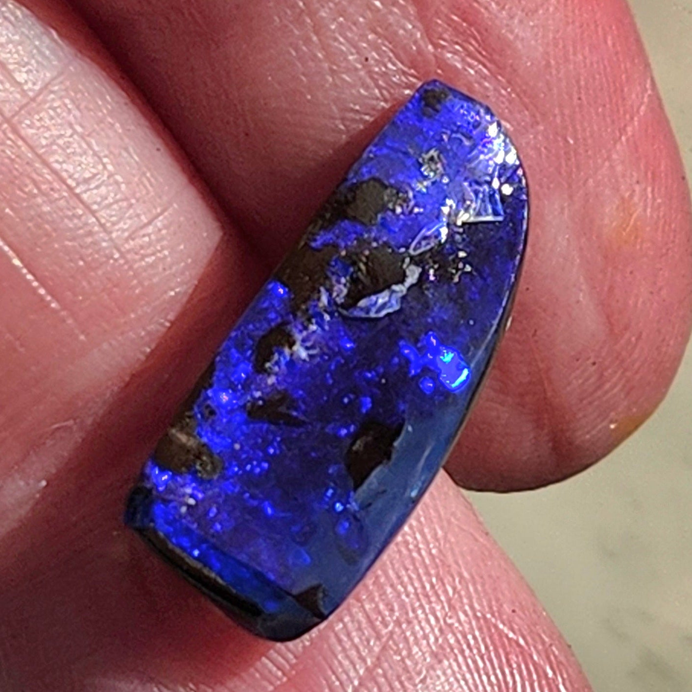 5.95ct Quilpie Black Boulder Opal | #E229