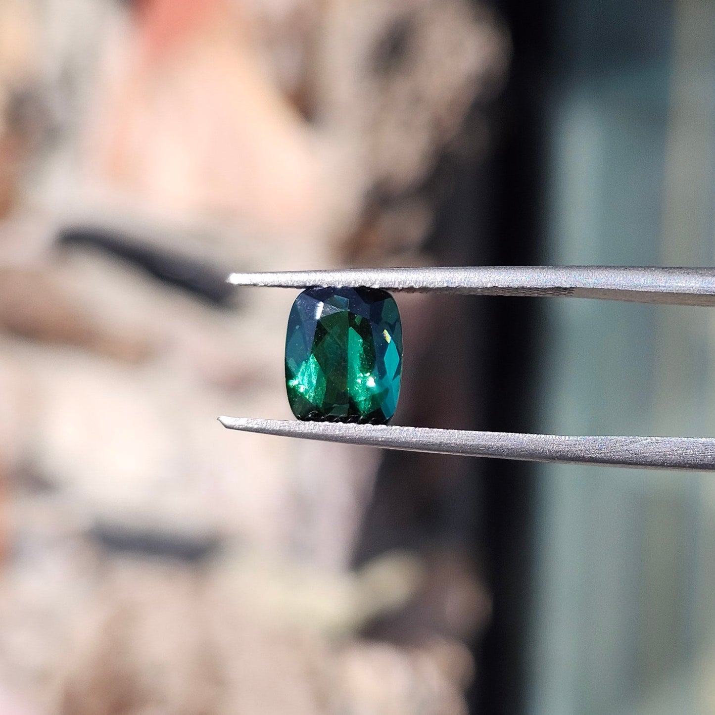 1.93ct Indicolite Tourmaline | Cushion Cut | AA Color