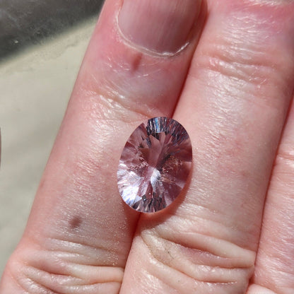 7.10ct Light Purple Fluorite | Oval Cut