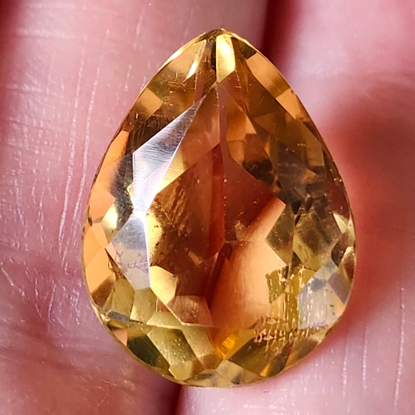 10.16ct Citrine | Pear Shape Cut