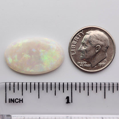 7.29ct Coober Pedy Australian Light Opal | Oval Cabochon | #E308