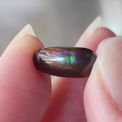 2.02ct Loose Fire Agate | Freeform Oval Cabochon