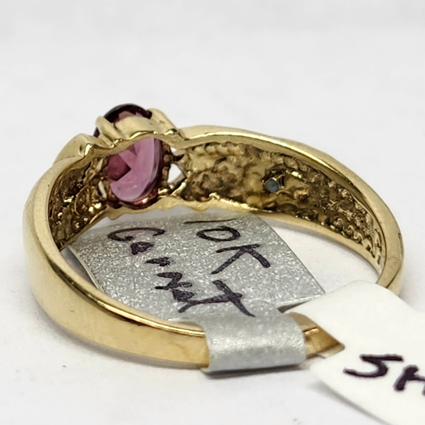 Rhodolite Garnet Ring | Estate | 10kt Yellow Gold