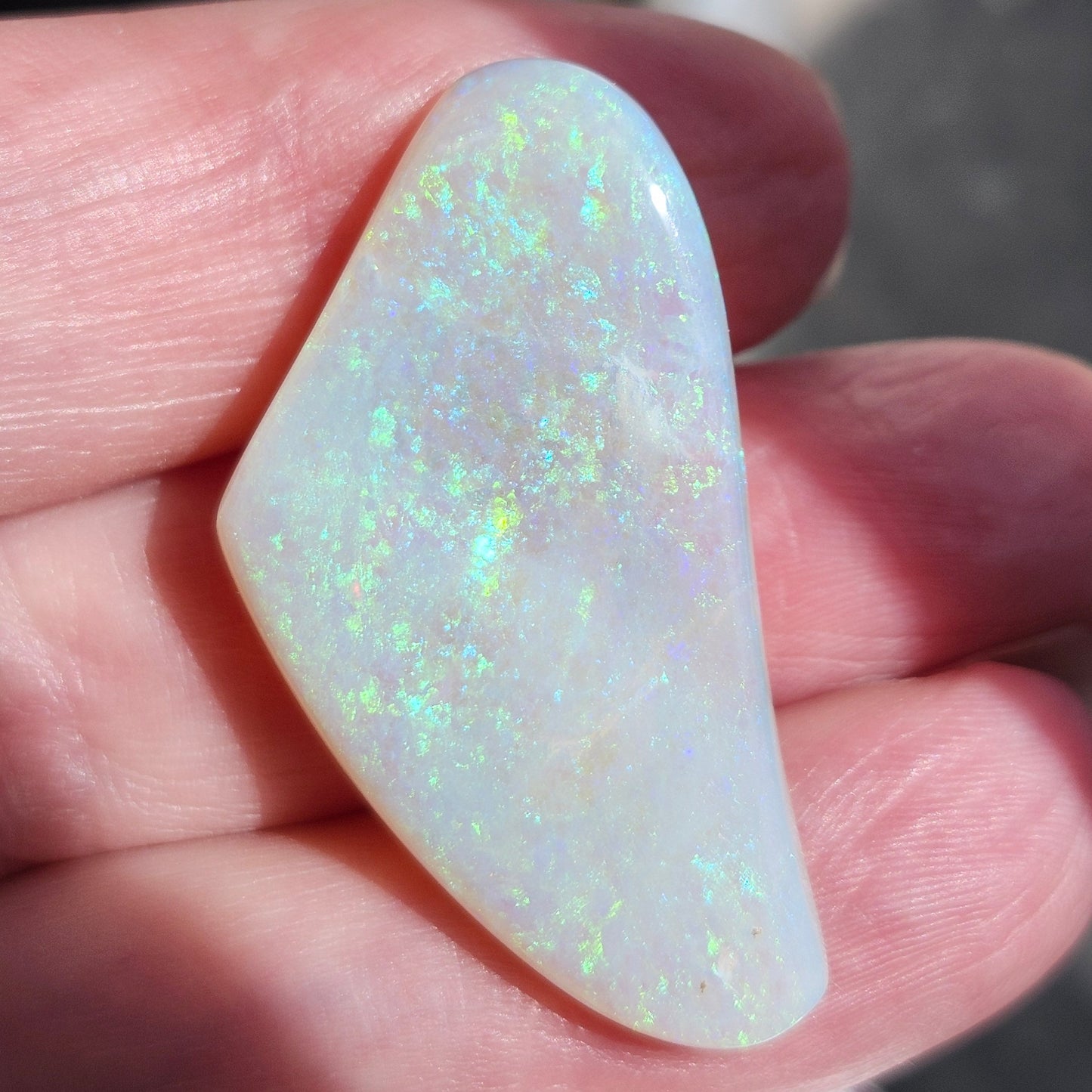 26.03ct Freeform Lightning Ridge Australian Crystal Opal | #E271