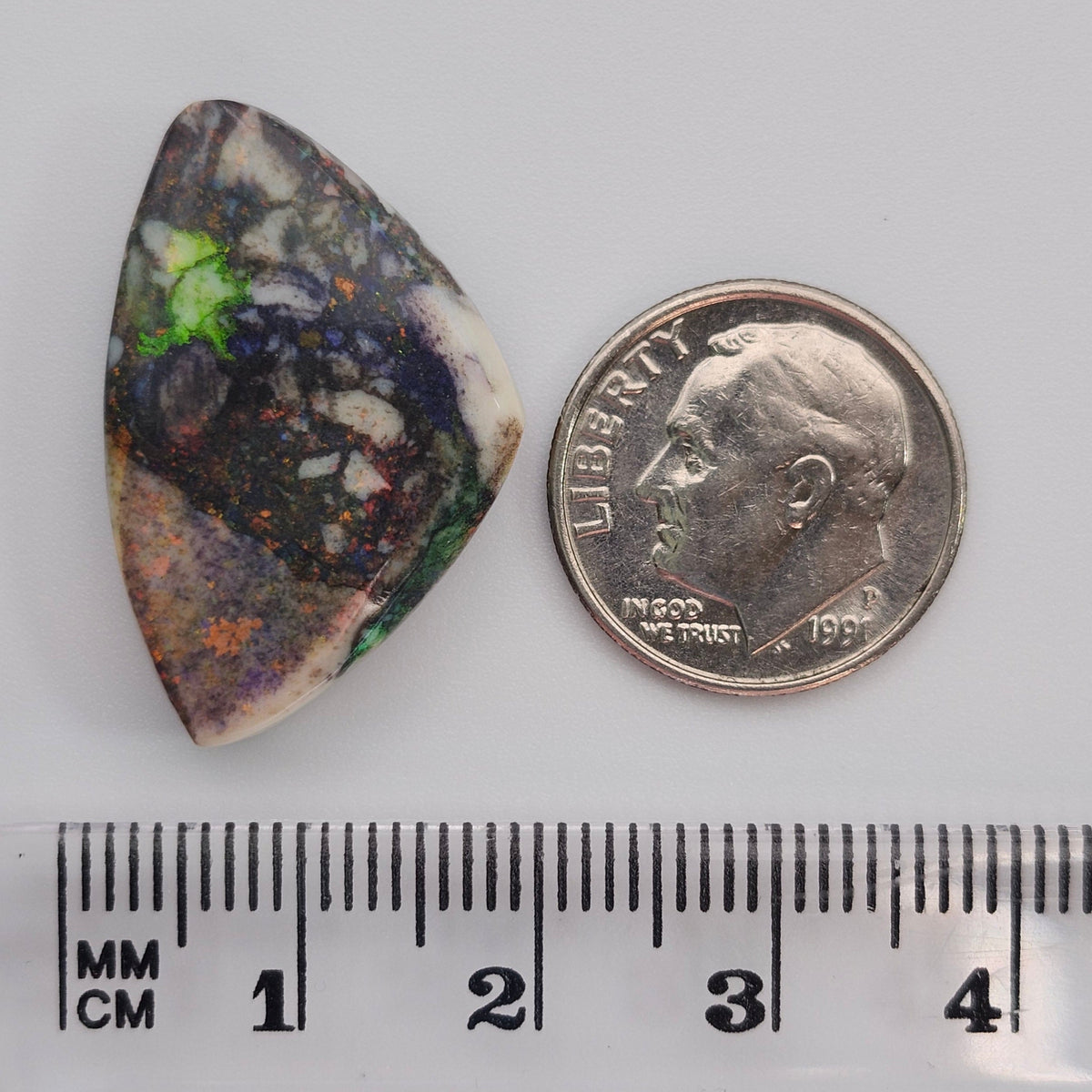 19.13ct Australian Andamooka Matrix Opal | Freeform Cabochon | #E297