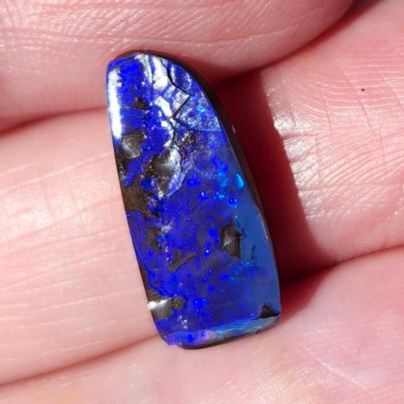 5.95ct Quilpie Black Boulder Opal | #E229