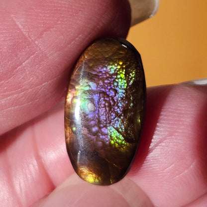 6.92ct Loose Fire Agate | Oval Cabochon