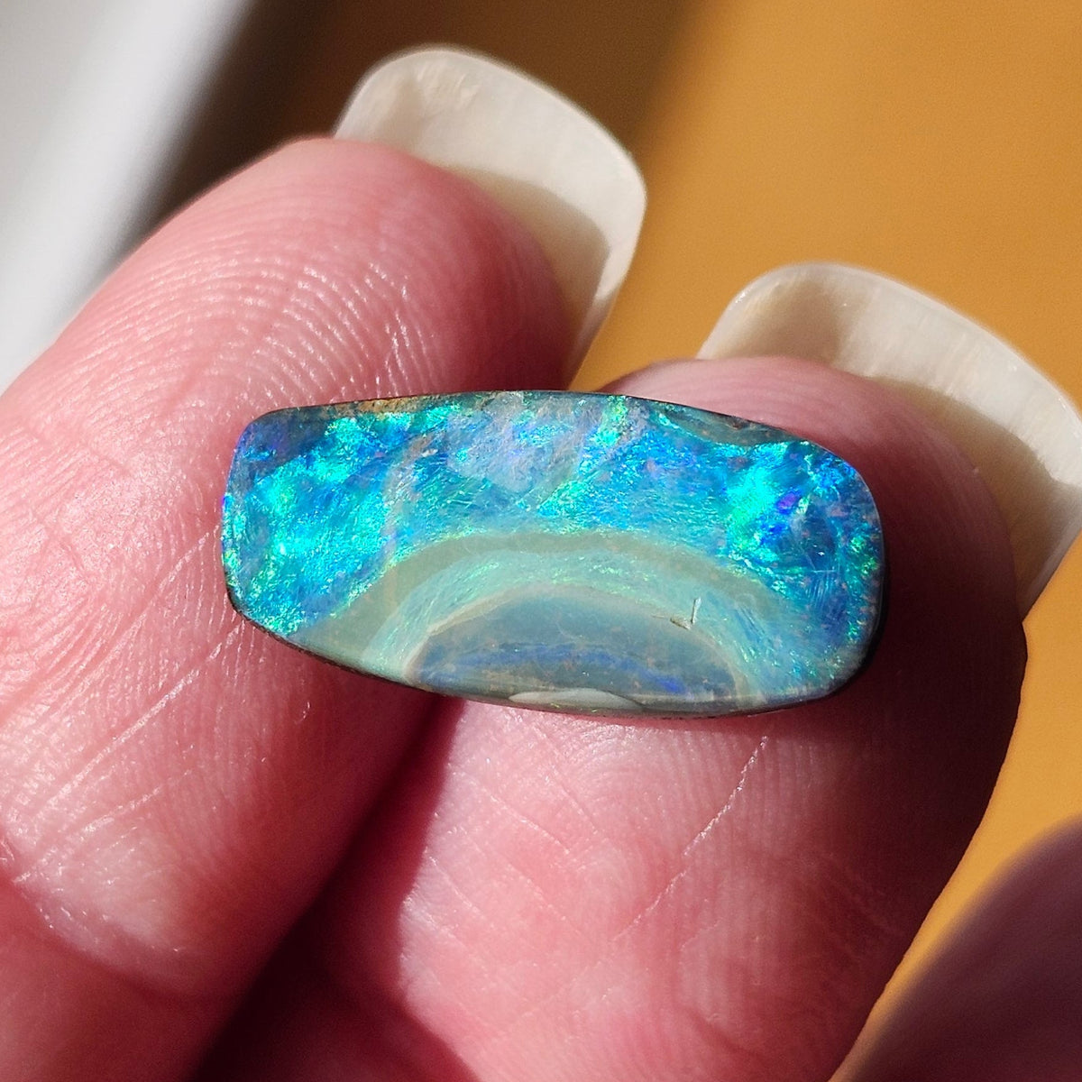 3.70ct Quilpie Australian Boulder Opal | Cushion Cut Cabochon | #E285
