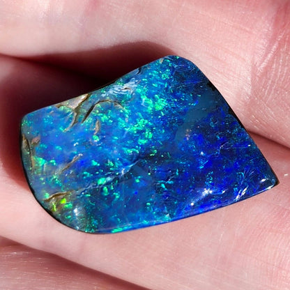10.28ct Quilpie Black Boulder Opal | #E233