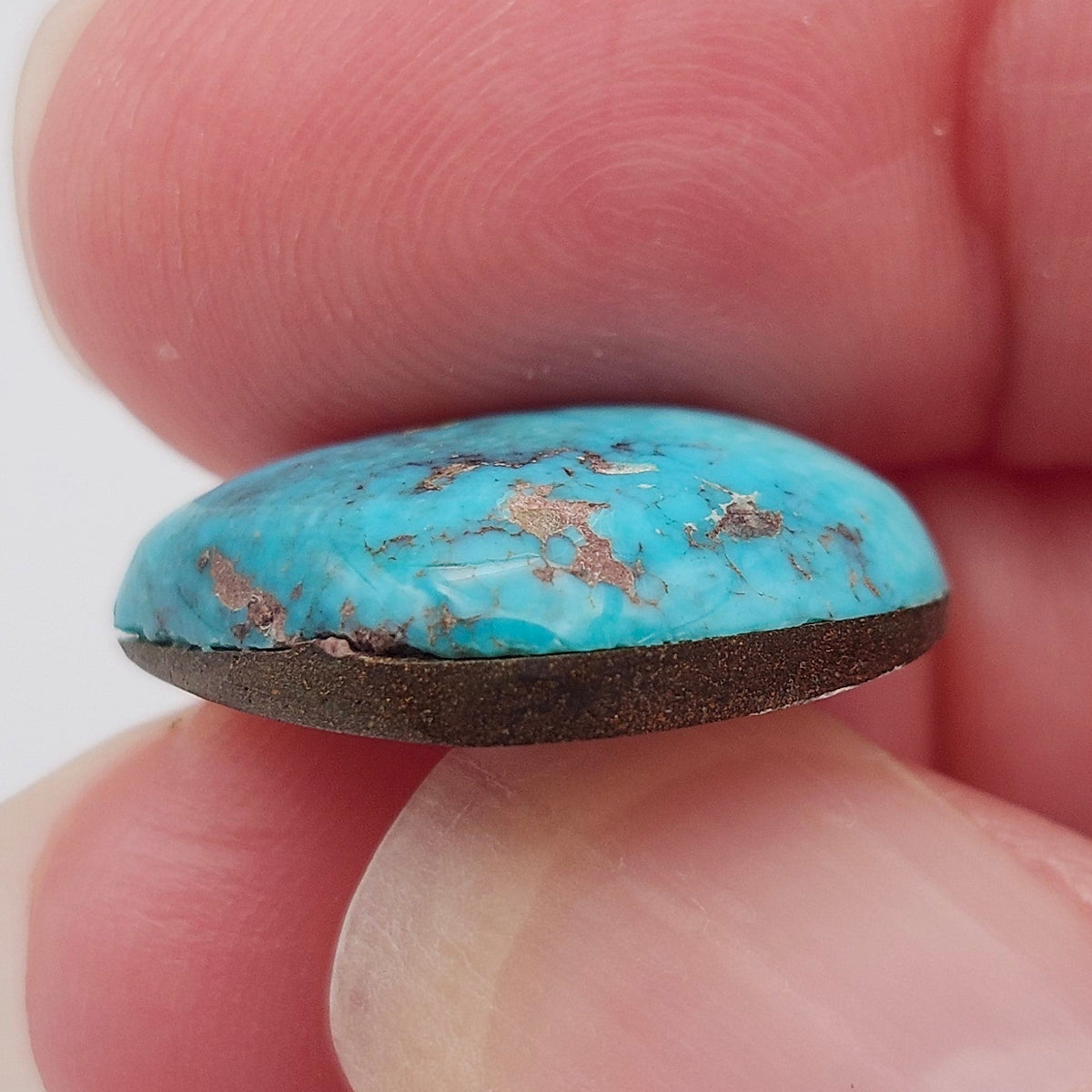 10.42ct Pilot Mountain Turquoise | Freeform Pear Cabochon | #526