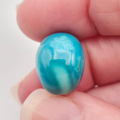 19.14ct Pilot Mountain Turquoise | Oval Cabochon | #523