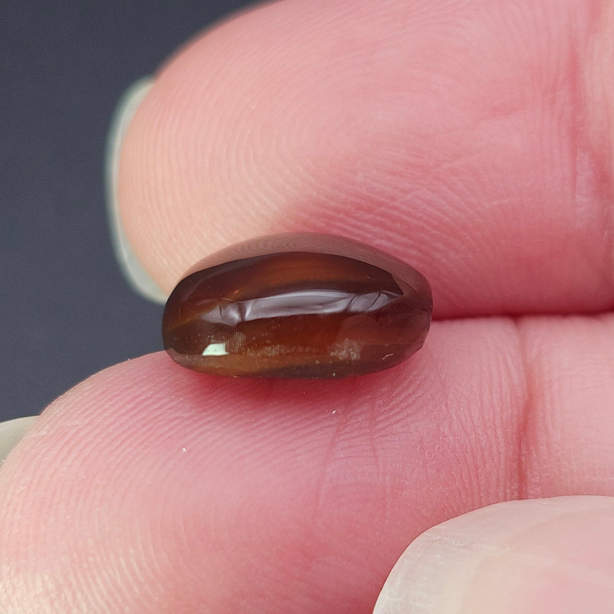 4.71ct Arizona Fire Agate | Oval Cabochon