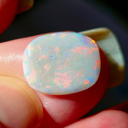 2.61ct Lightning Ridge Australian Opal | Cushion Cut Cabochon | #E288
