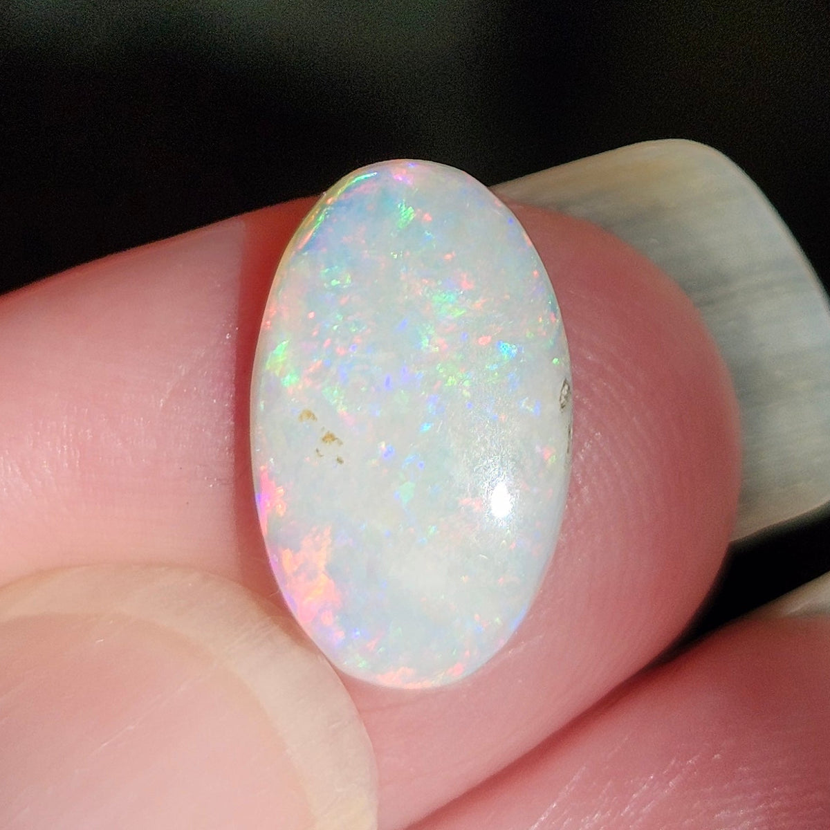 1.42ct White Opal | Oval Cabochon | #E282