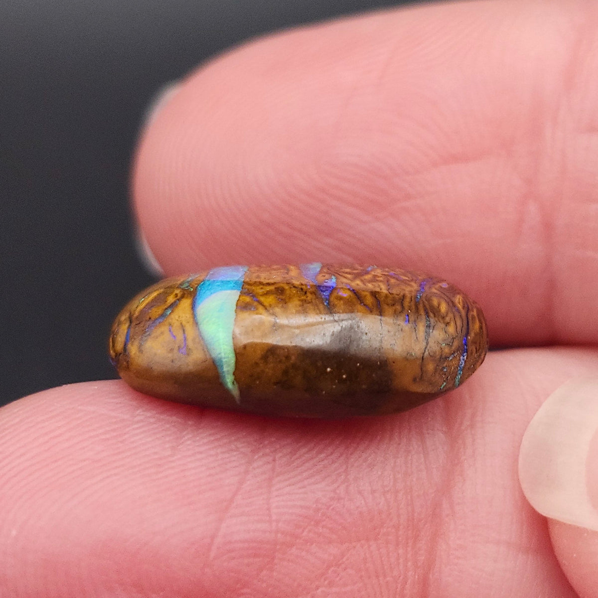 9.96ct Koroit Australian Boulder Opal | Oval Cabochon | #E293