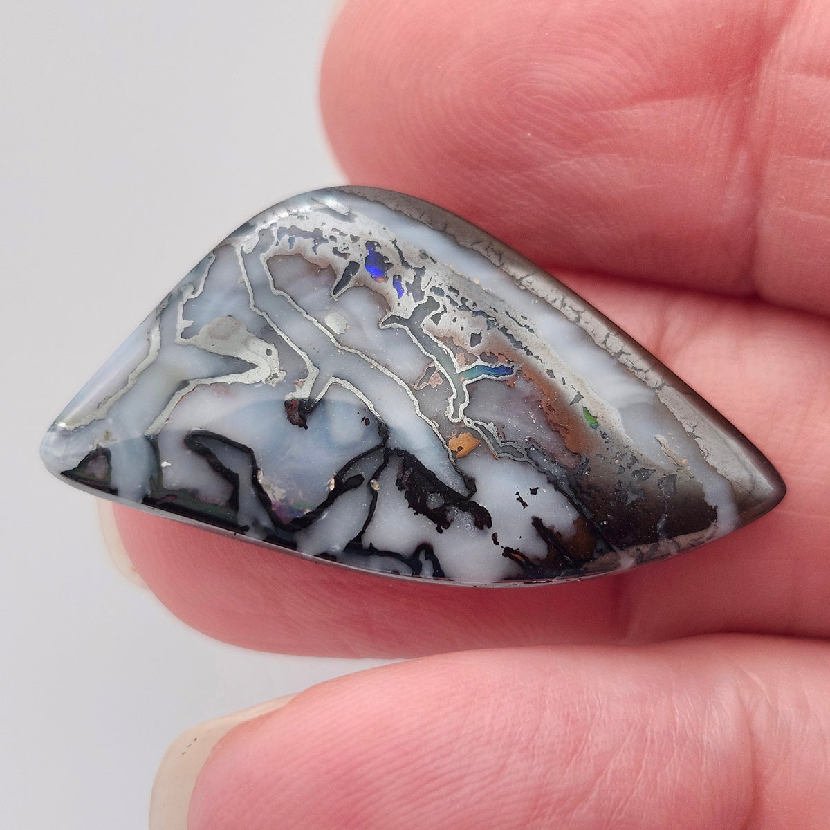 15.46ct Australian Yowah Boulder Matrix Opal | Freeform Cabochon | #E304