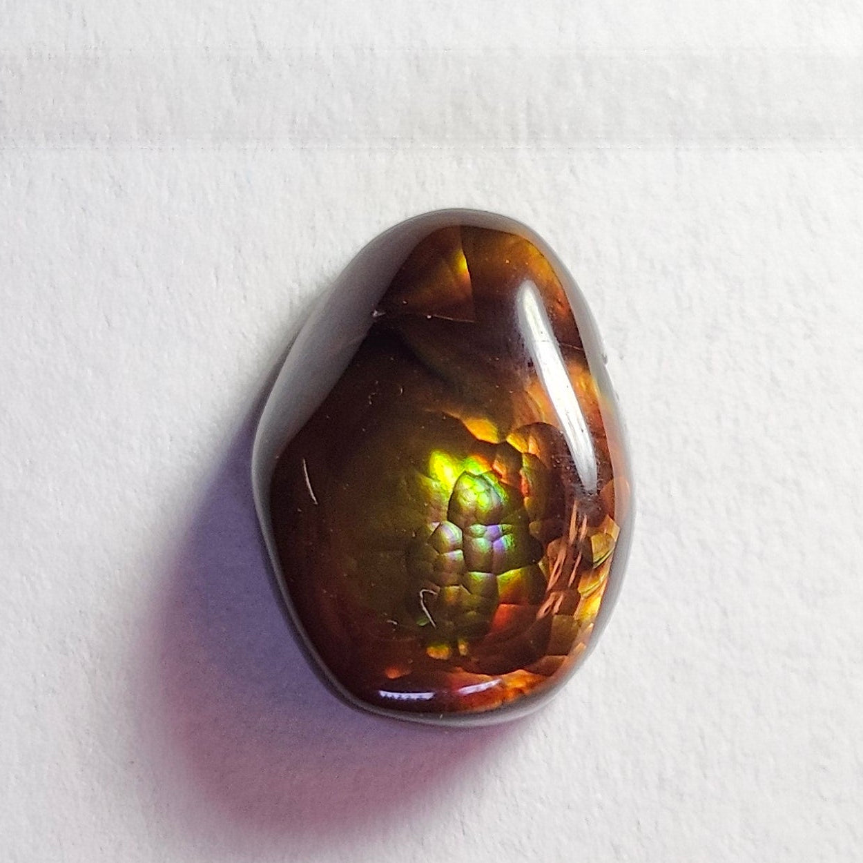 3.12ct Loose Fire Agate | Oval Cabochon