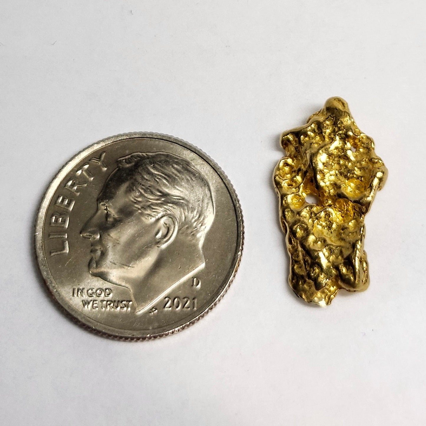 "Duae" 3.95g California Gold Nugget | 23 kt