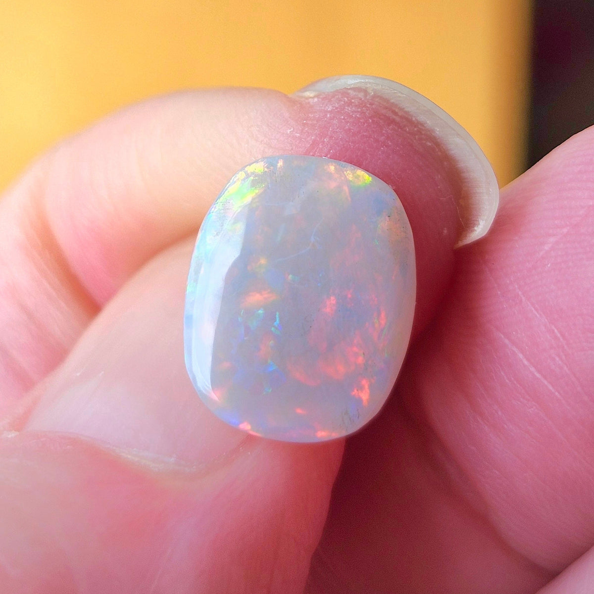 2.61ct Lightning Ridge Australian Opal | Cushion Cut Cabochon | #E288