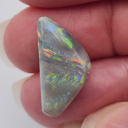 5.05ct Lightning Ridge Australian Semi-Black Opal | Freeform Cabochon | #E291
