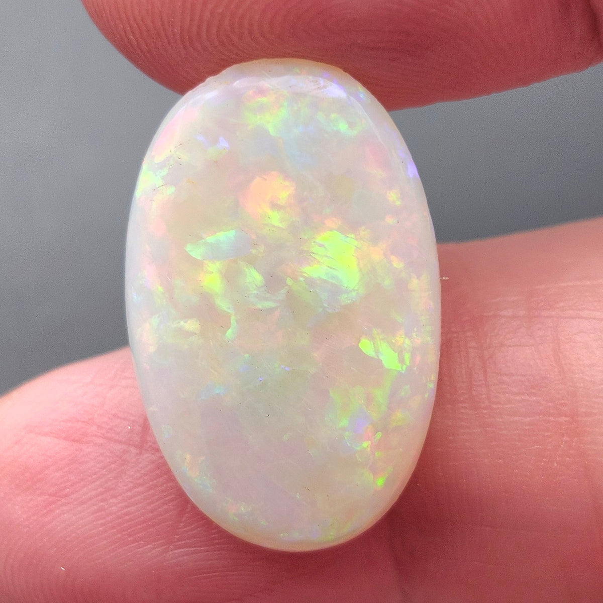7.29ct Coober Pedy Australian Light Opal | Oval Cabochon | #E308