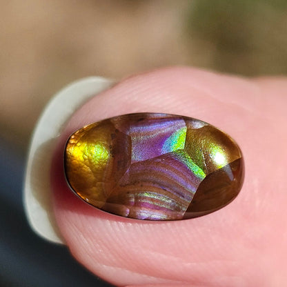 3.52ct Loose Fire Agate | Oval Cabochon