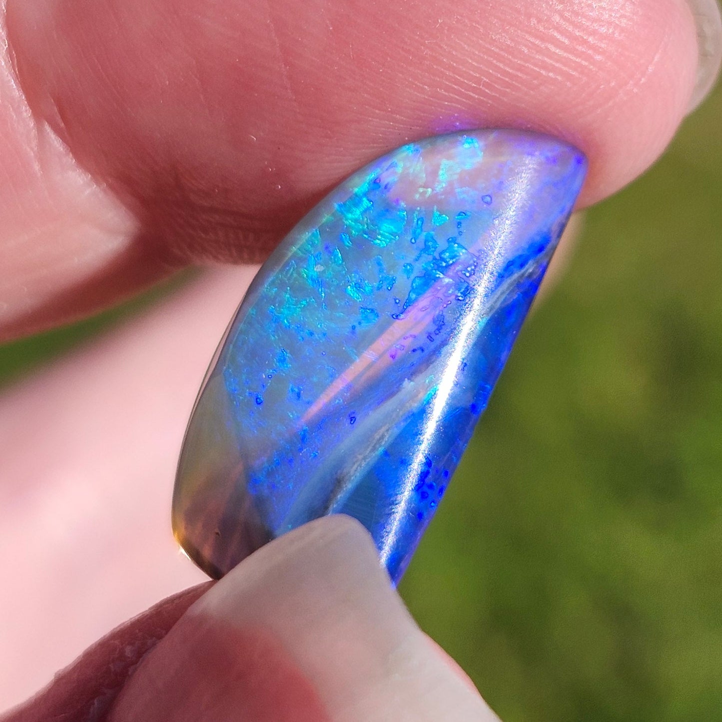 7.23ct Lightning Ridge Semi-Black Crystal Opal | #E273