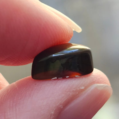 3.16ct Loose Fire Agate | Pear Cabochon