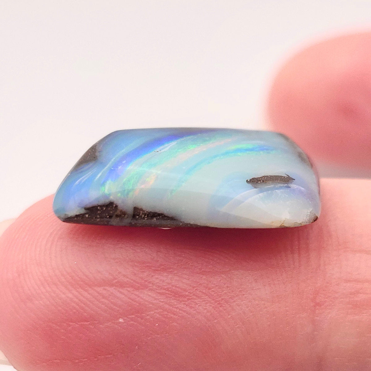 8.19ct Australian Quilpie Boulder Opal | Freeform Cabochon | #E302