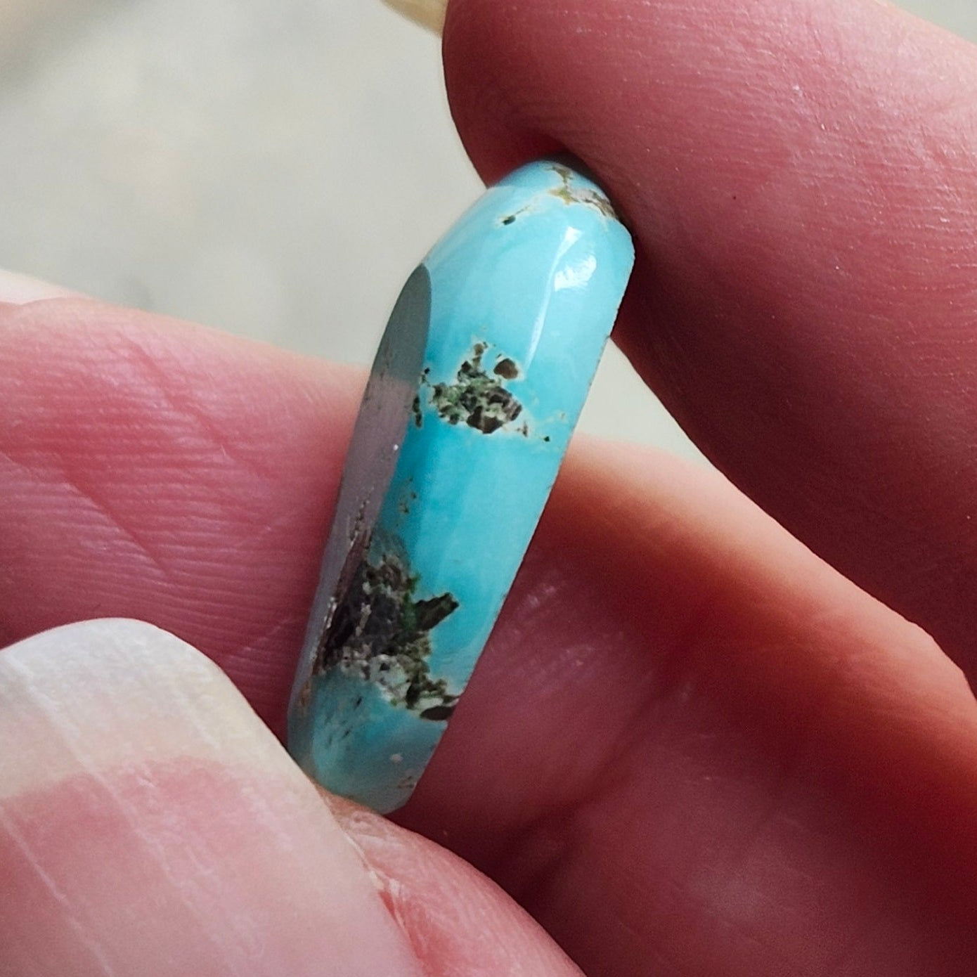Turquoise #304 | Kingman | Oval Cabochon Cut | Preformed