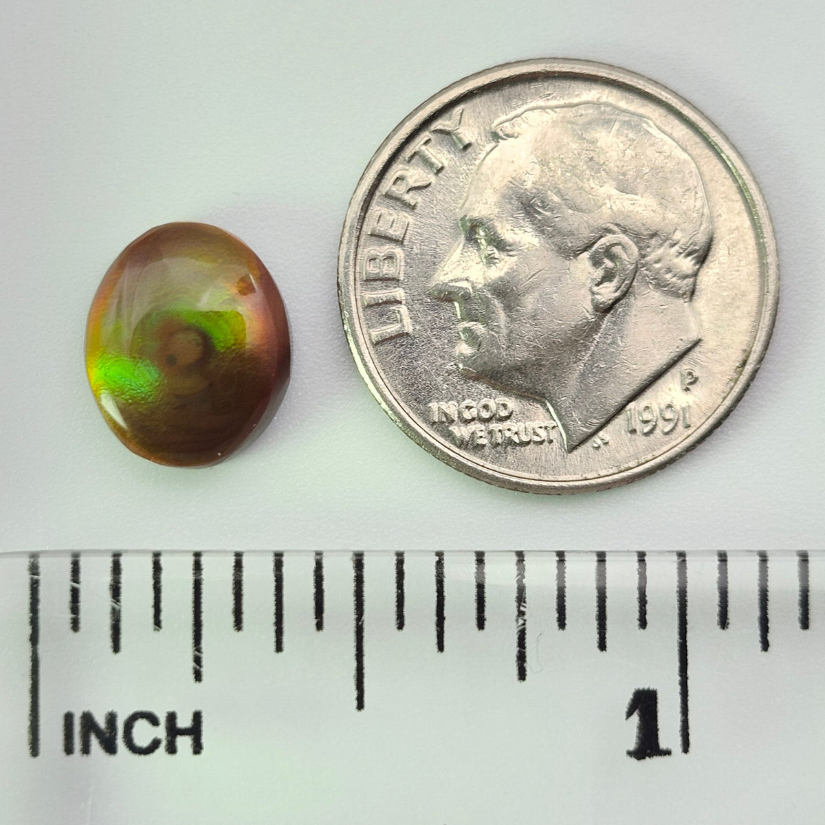 2.69ct Loose Fire Agate | Oval Cabochon