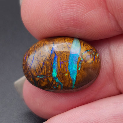 9.96ct Koroit Australian Boulder Opal | Oval Cabochon | #E293