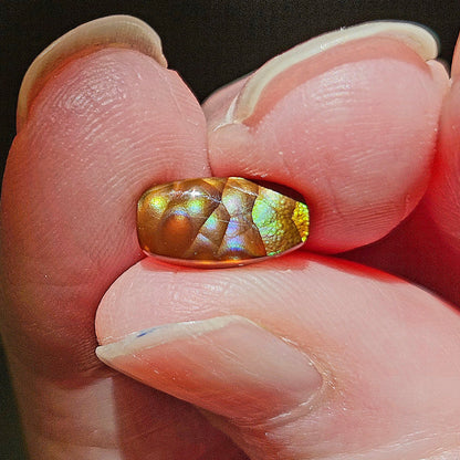 2.21ct Loose Fire Agate | Freeform Cushion Cut Cabochon