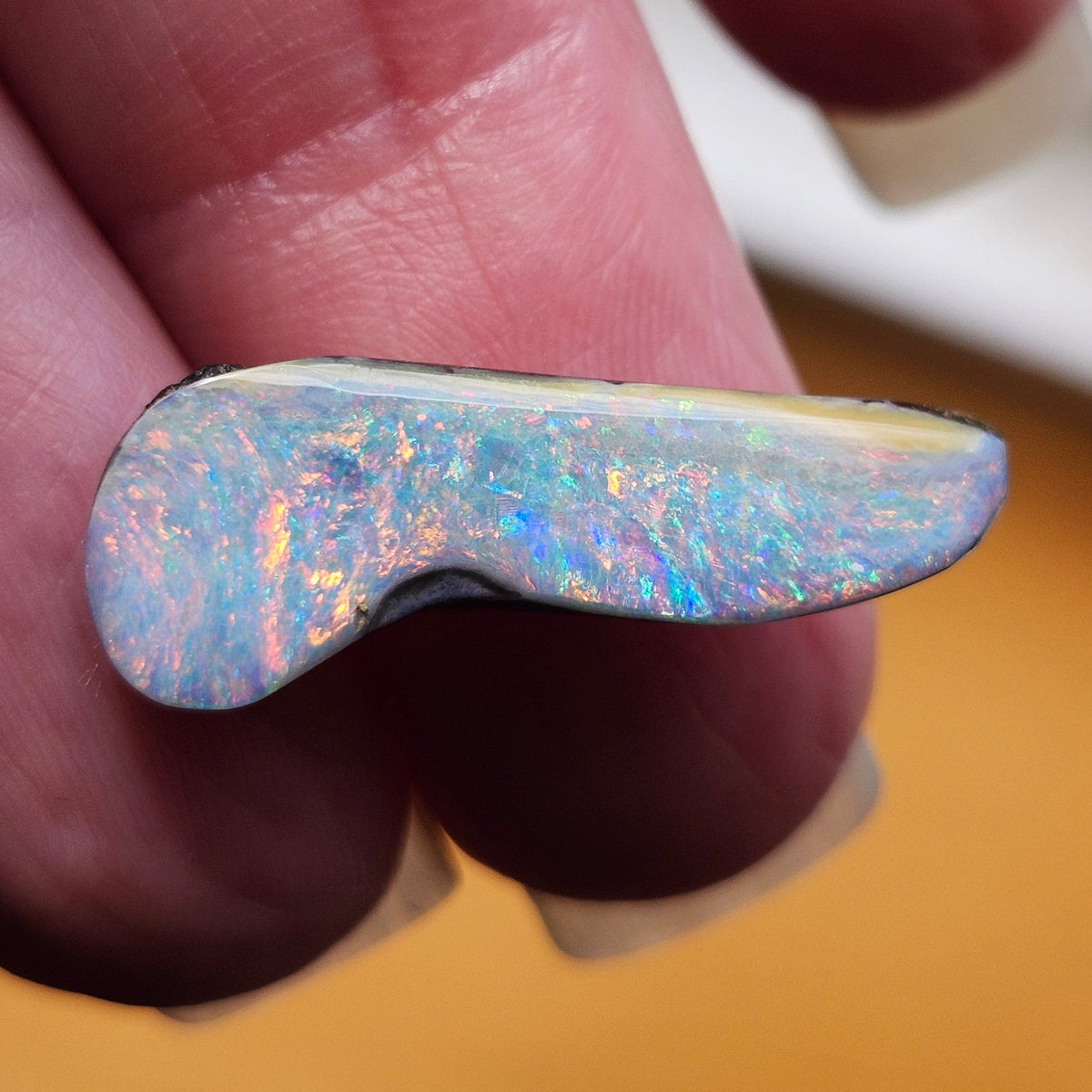 6.67ct Koroit Australian Boulder Opal | Freeform Cabochon | #E310