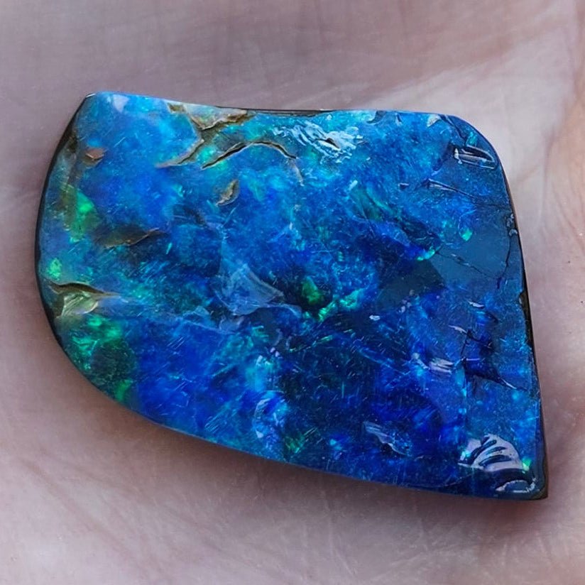 10.28ct Quilpie Black Boulder Opal | #E233