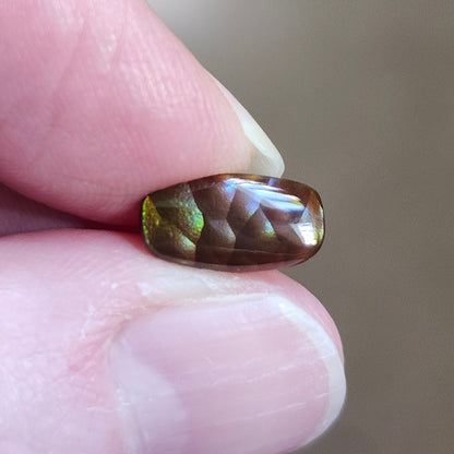 2.21ct Loose Fire Agate | Freeform Cushion Cut Cabochon
