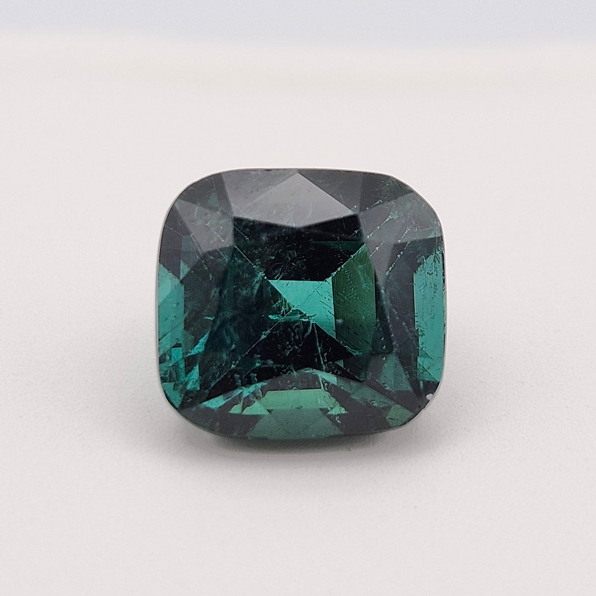 5.78ct Indicolite Tourmaline | Custom Cushion Cut | AA Color