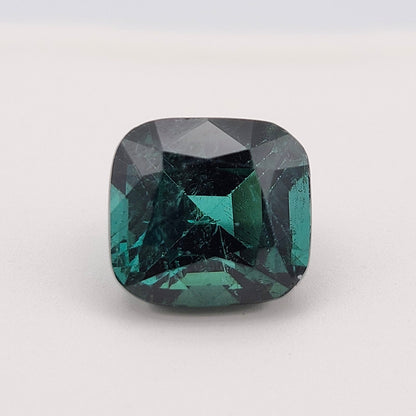 5.78ct Indicolite Tourmaline | Custom Cushion Cut | AA Color
