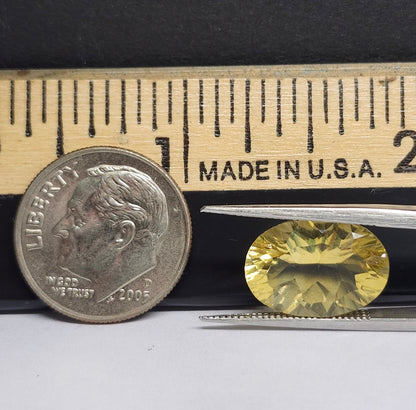 6.19ct Yellow Fluorite | Oval Cut