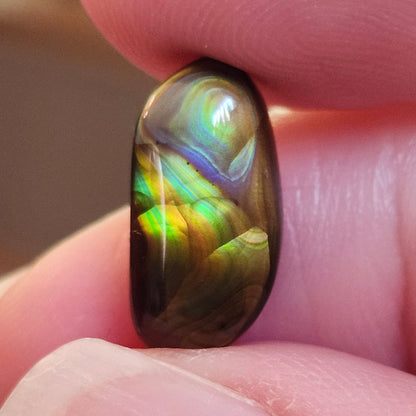4.05ct Loose Fire Agate | Freeform Cabochon