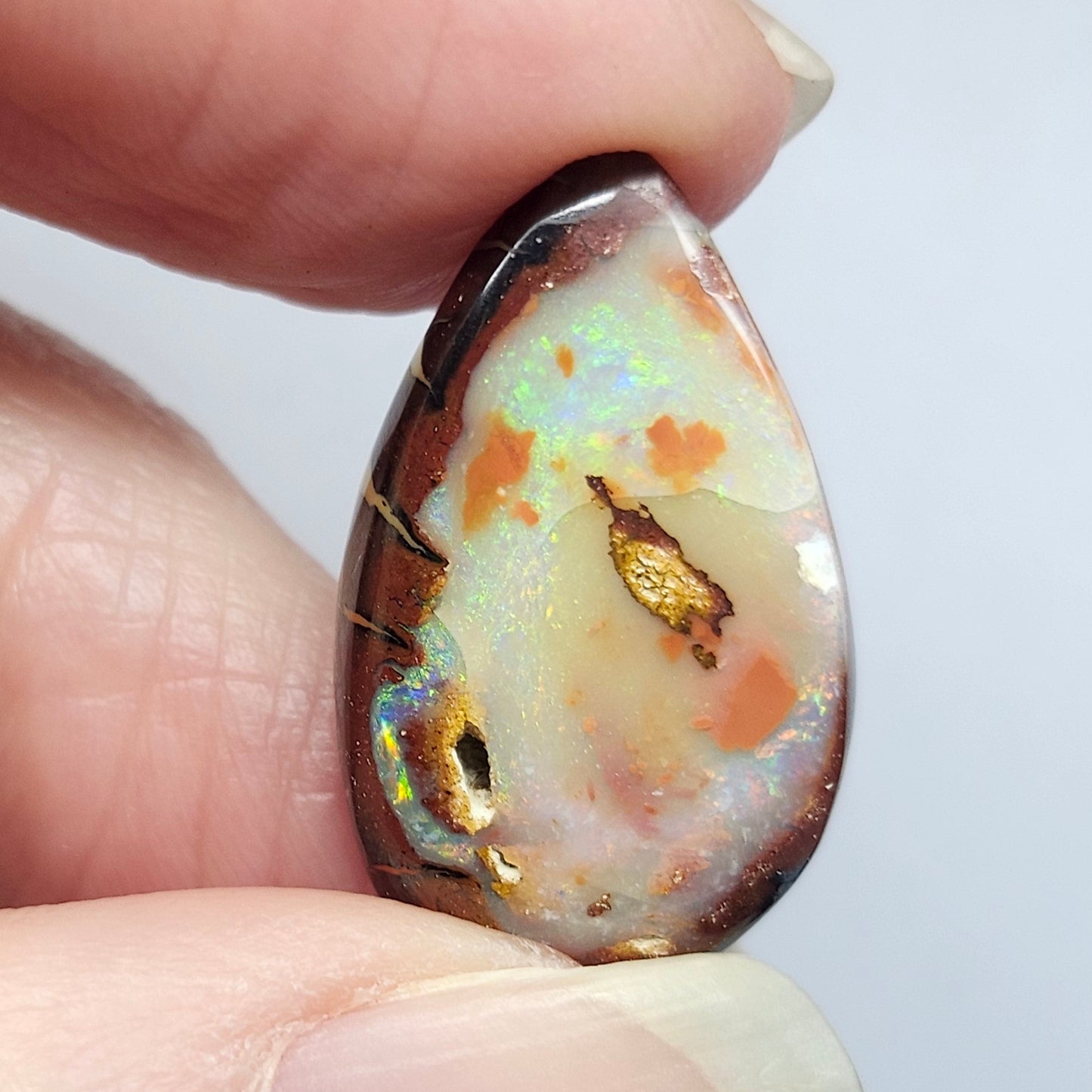 9.72ct and 8.15ct Quilpie Boulder Matrix Opal Pair | #E265
