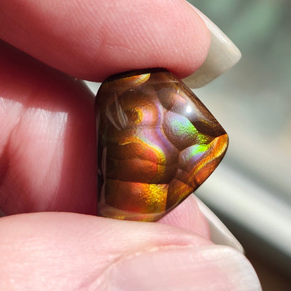 10.57ct Loose Fire Agate | Freeform Cabochon