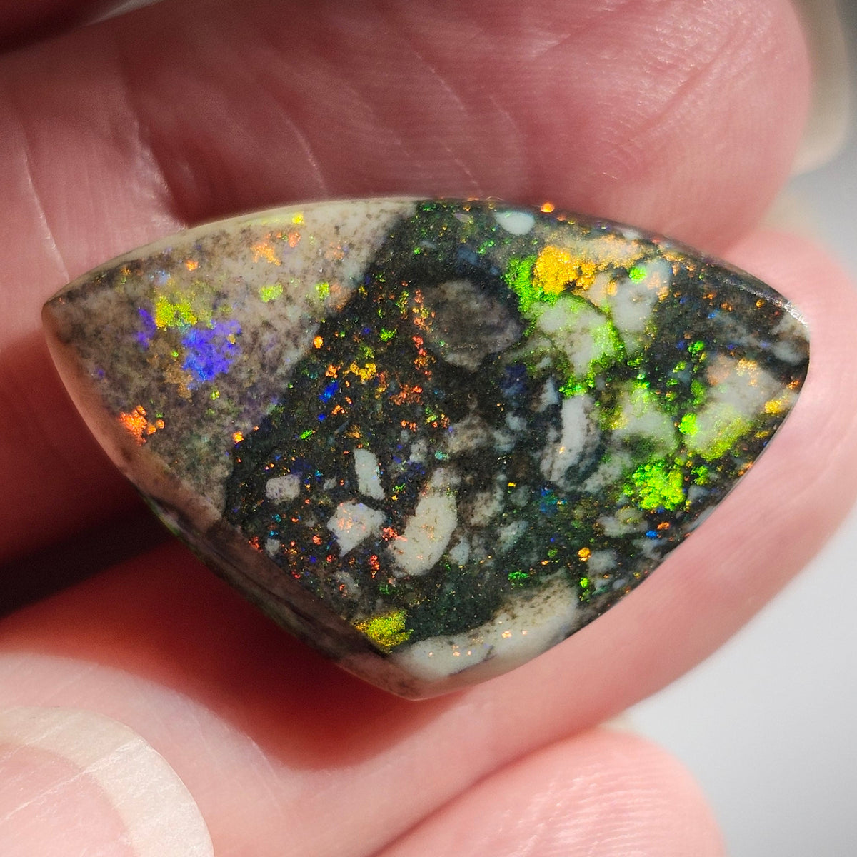 19.13ct Australian Andamooka Matrix Opal | Freeform Cabochon | #E297
