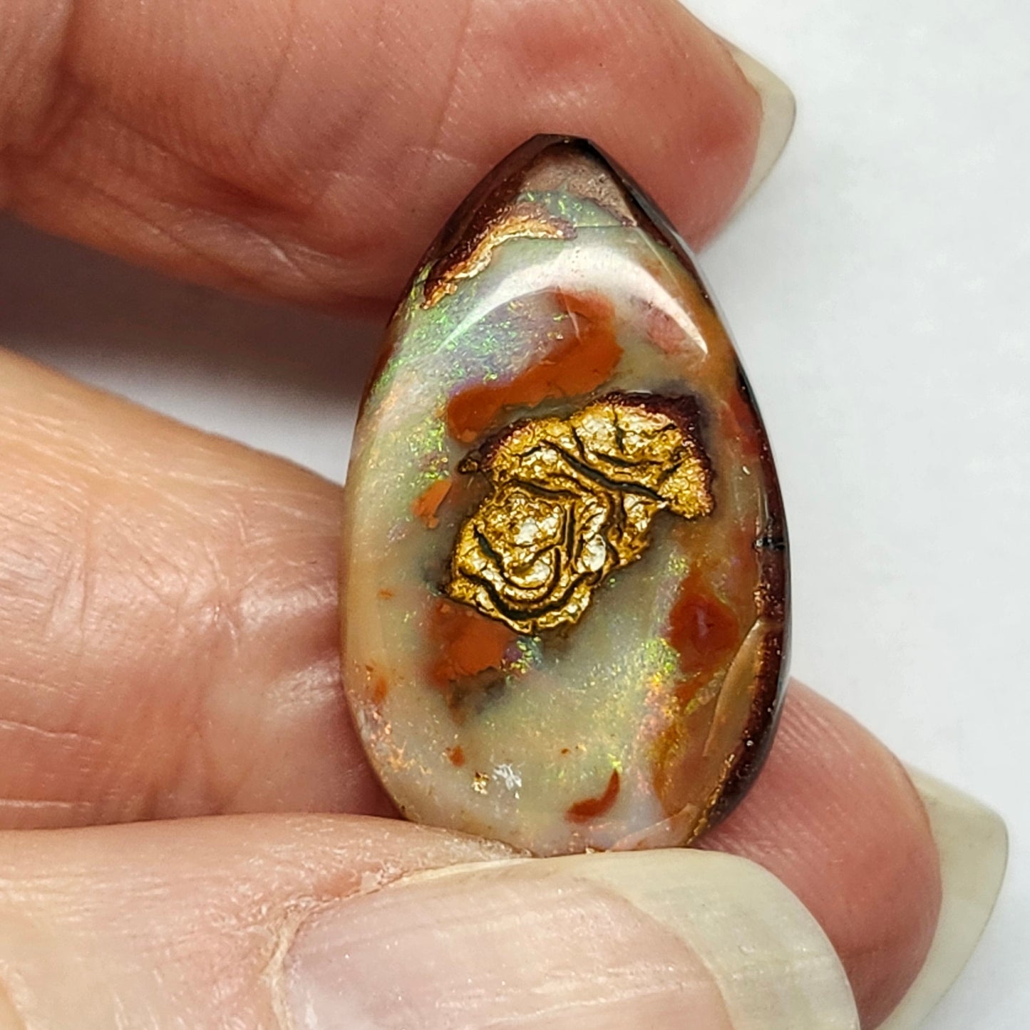 9.72ct and 8.15ct Quilpie Boulder Matrix Opal Pair | #E265
