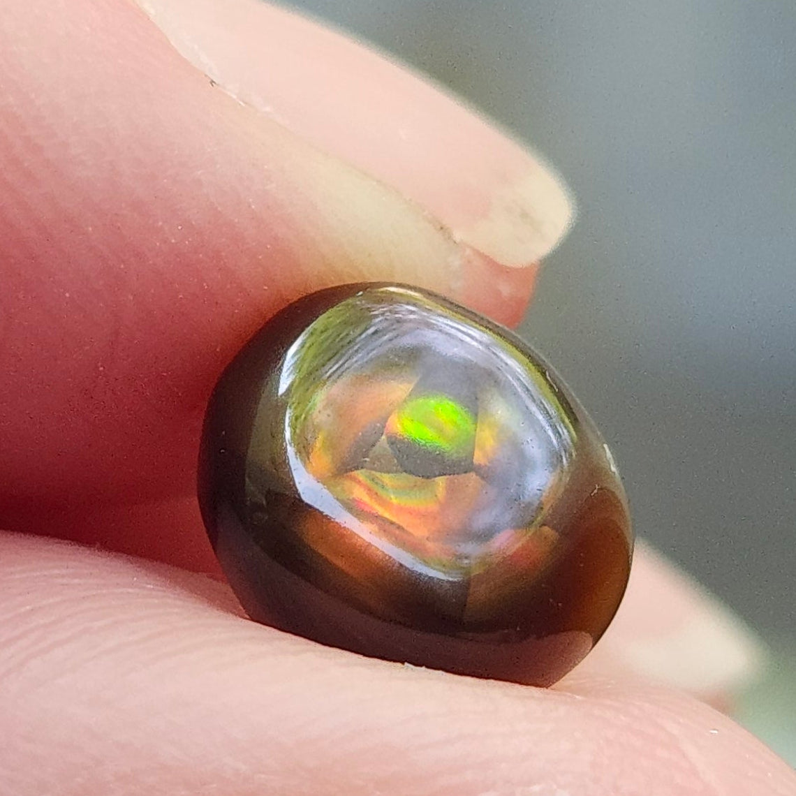 2.21ct Loose Fire Agate | Oval Cabochon