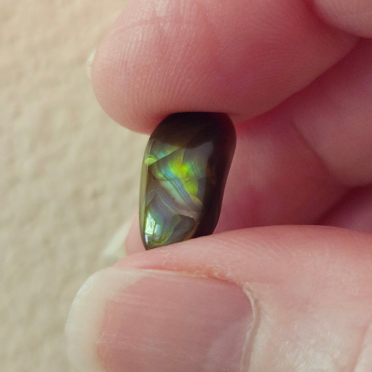 4.05ct Loose Fire Agate | Freeform Cabochon