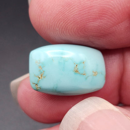 7.96ct Pilot Mountain Turquoise | Cushion Cut Cabochon | #520